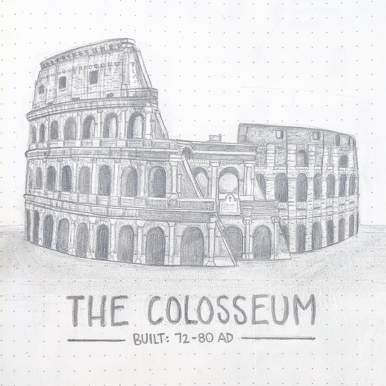 Roman Colosseum illustration