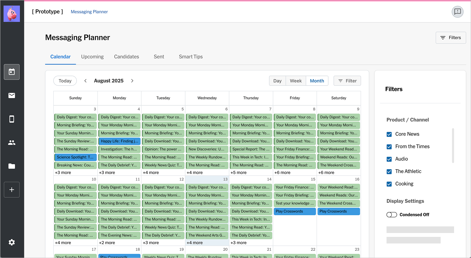Calendar Prototype